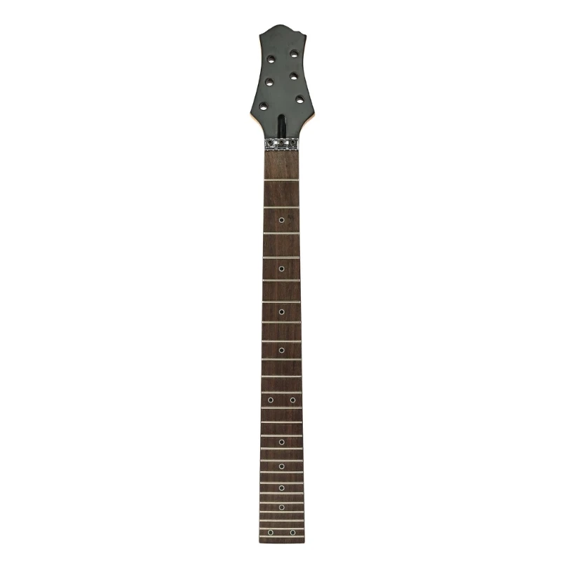 

Unfinished Electric Guitar Neck Maple Body 24 Fret Guitar Neck Replacement Guitar DIY Repair Parts Rosewood Fingerboard