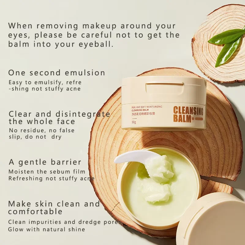 Gentle and Non Irritating Makeup Remover, Makeup Remover Cream, Deep Cleansing and Moisturizing Facial Makeup