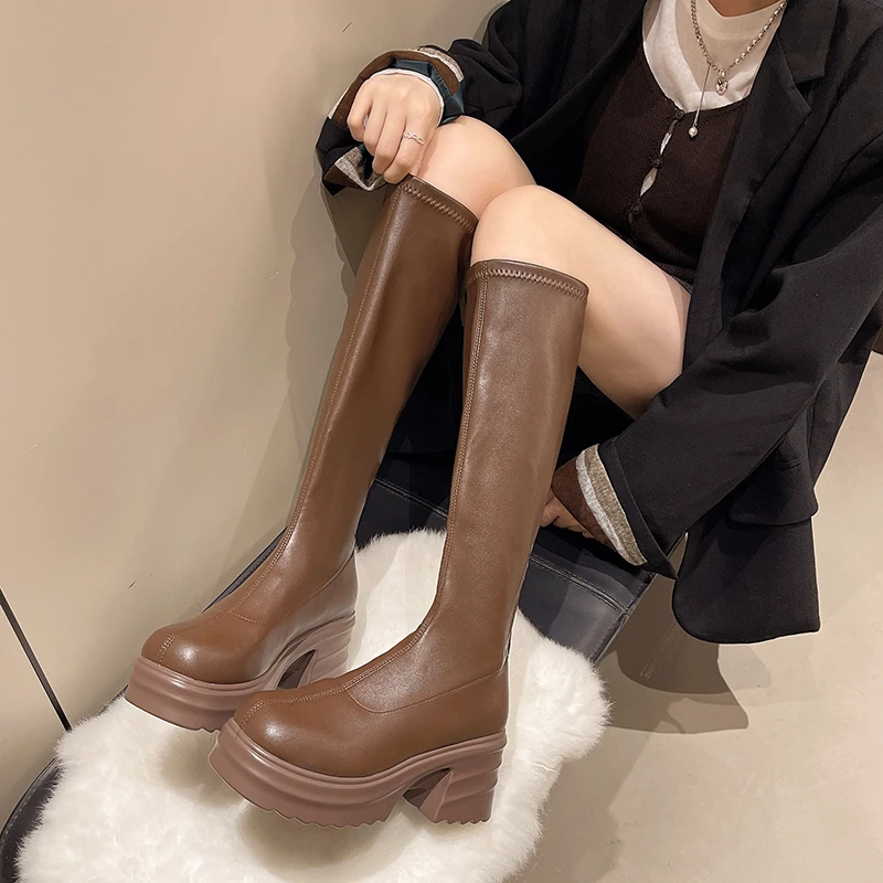 botas-altas-de-salto-bloco-inverno-novo-dedo-do-pe-redondo-emendado-plataforma-com-ziper-traseiro-sapatos-de-algodao-antiderrapantes