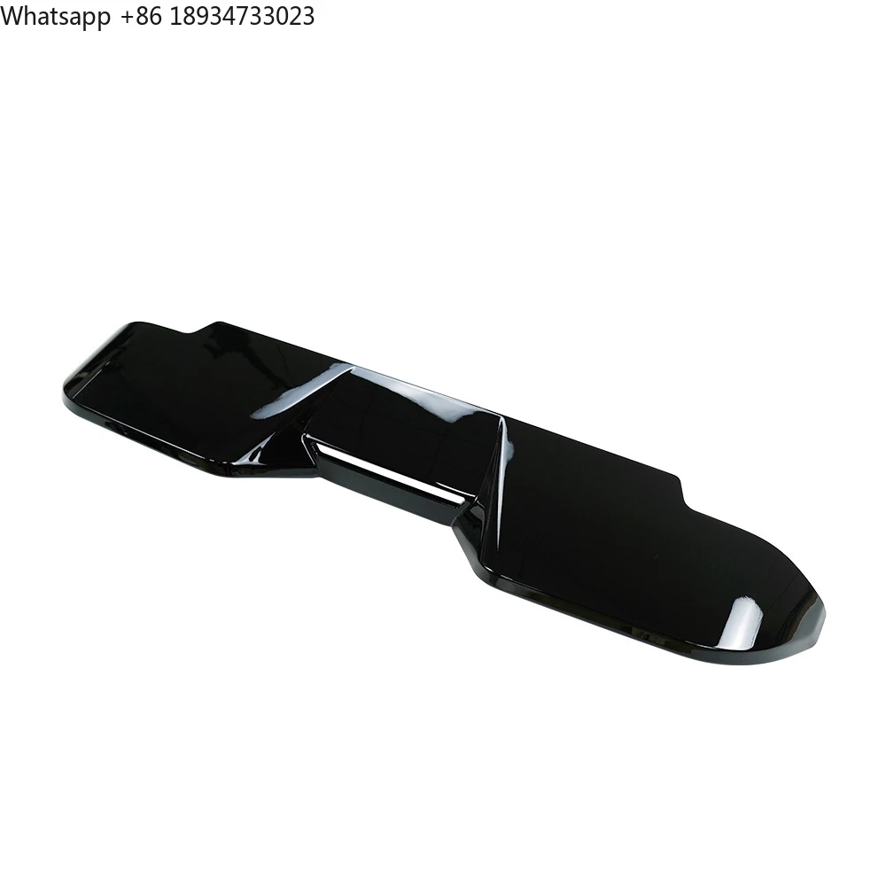 سبويلر ذيل السيارة باللون الأسود اللامع ABS جديد لجناح سبويلر سقف المدافع لسيارة لاند روفر ديفندر 2021 2022 20223