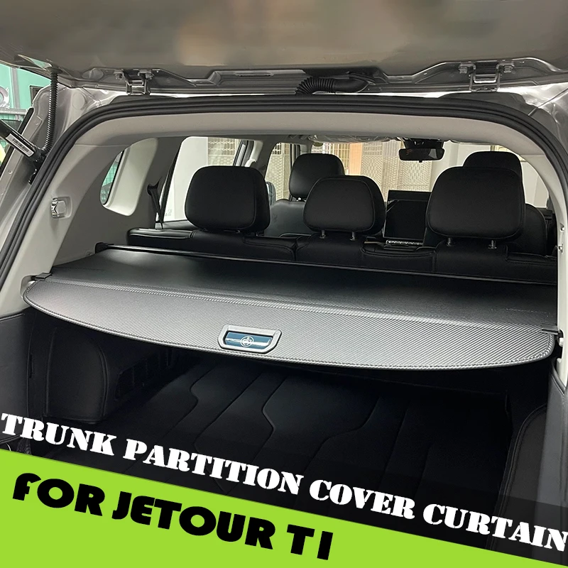 

Занавеска на перегородку багажника автомобиля, подходит для Jetour Shanhai T1 2024 2025, модифицированная автоматическая перегородка багажника, аксессуары для салона автомобиля