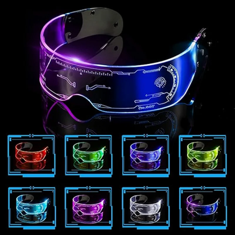 Japan Anime Detective Conan LED Light up Glasses color change funny Luminous crossdresser glasses Cosplay men Novelty Costumes