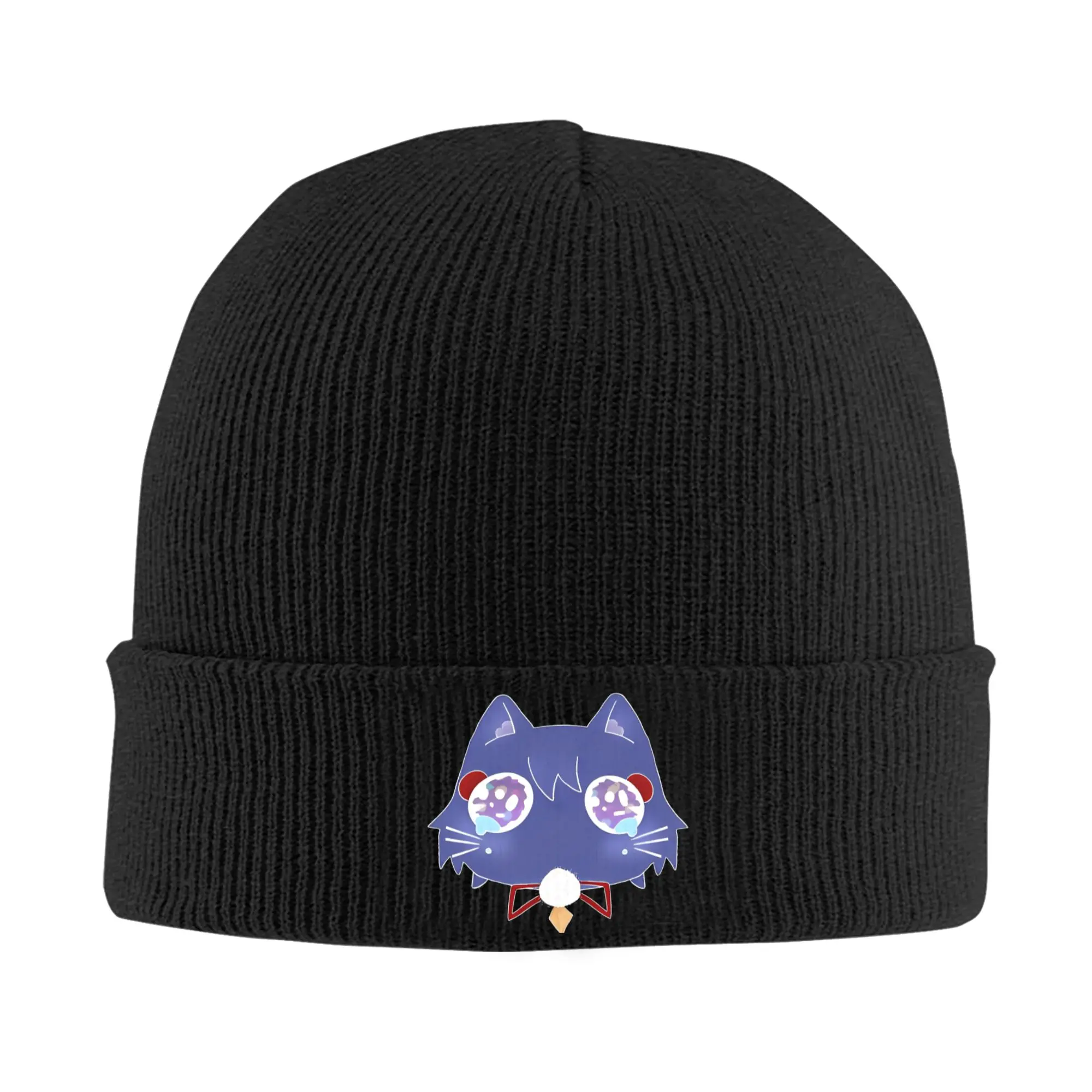 Scarameow Wanderer cat Knitted Hat Beanie Autumn Winter Hats Warm Unisex  New Genshin Impact Caps Men Women Gifts,