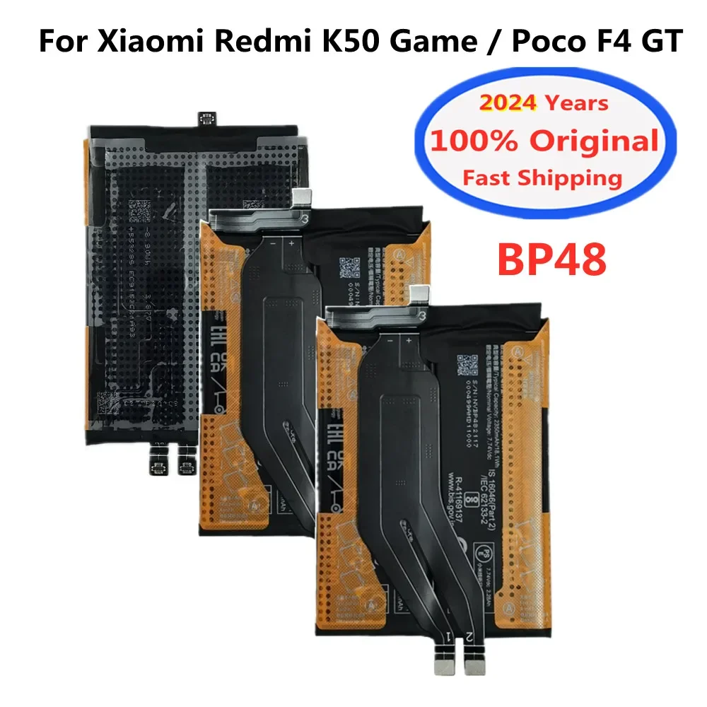 2024 Years 4700mAh Original Phone Battery BP48 For Xiaomi Redmi K50 Game / Poco F4 GT Batteries Battery
