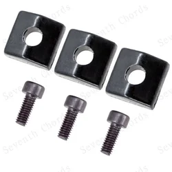 3Sets Electric Guitar Tremolo Bridge String Locks Nut Block Clamp & Hex Screws Guitar Strings Locking System For Floyd Rose Part