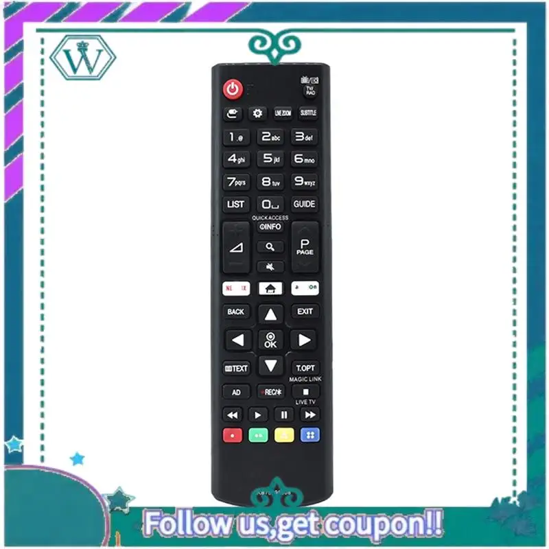 A75Q-Универсальный пульт дистанционного управления AKB75095308 Дляlg Smart LED TV Сменный пульт дистанционного управления