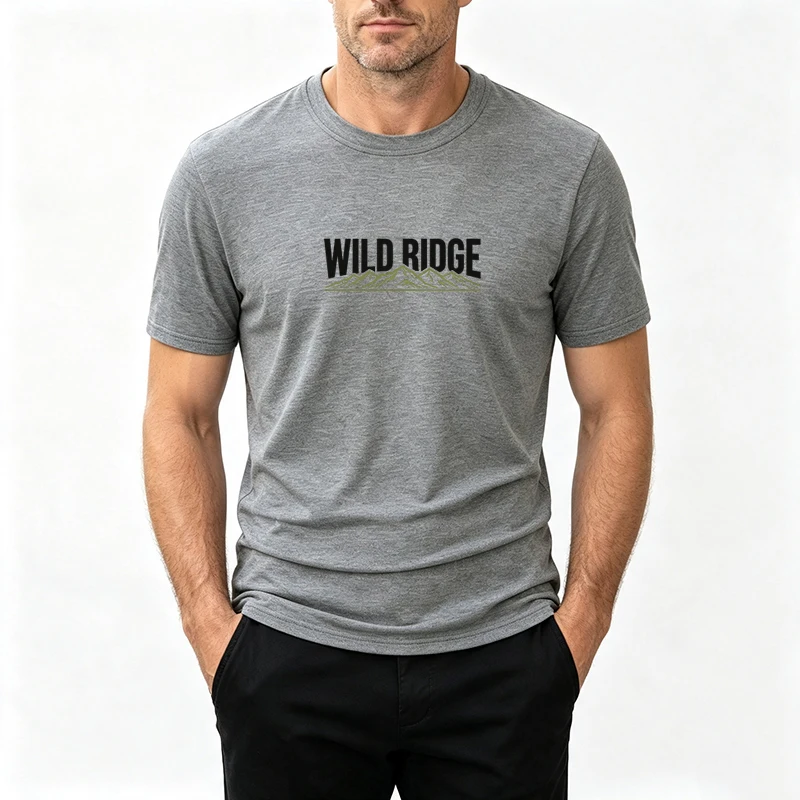 Men Loose Fit DTF Graphic T-Shirt Crew Neck Short Sleeve 3 Designs Outdoor Hiking Camping Casual Summer Daily Streetwear Tops