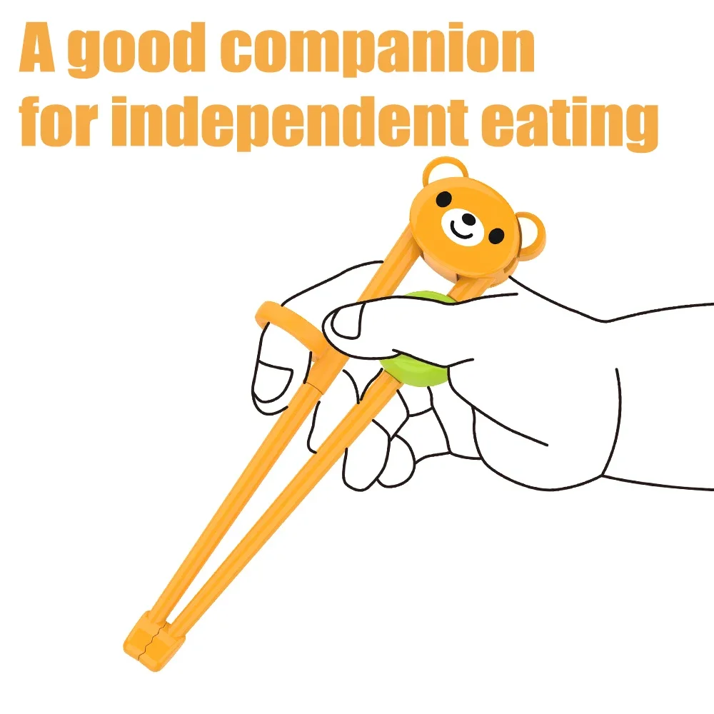 Cartoon Animal Chopsticks for Children Cute Bear Panda Elementary Learning Chopstick Baby Kids Training Tableware Food Sticks