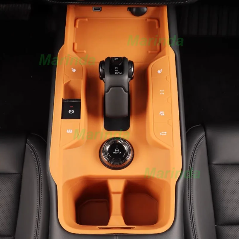 Car Central Anti-slip Mat for Great Wall Haval Raptor 2024 Decorative Shift Panel Non-slip Silicone Cover Interior Accessories