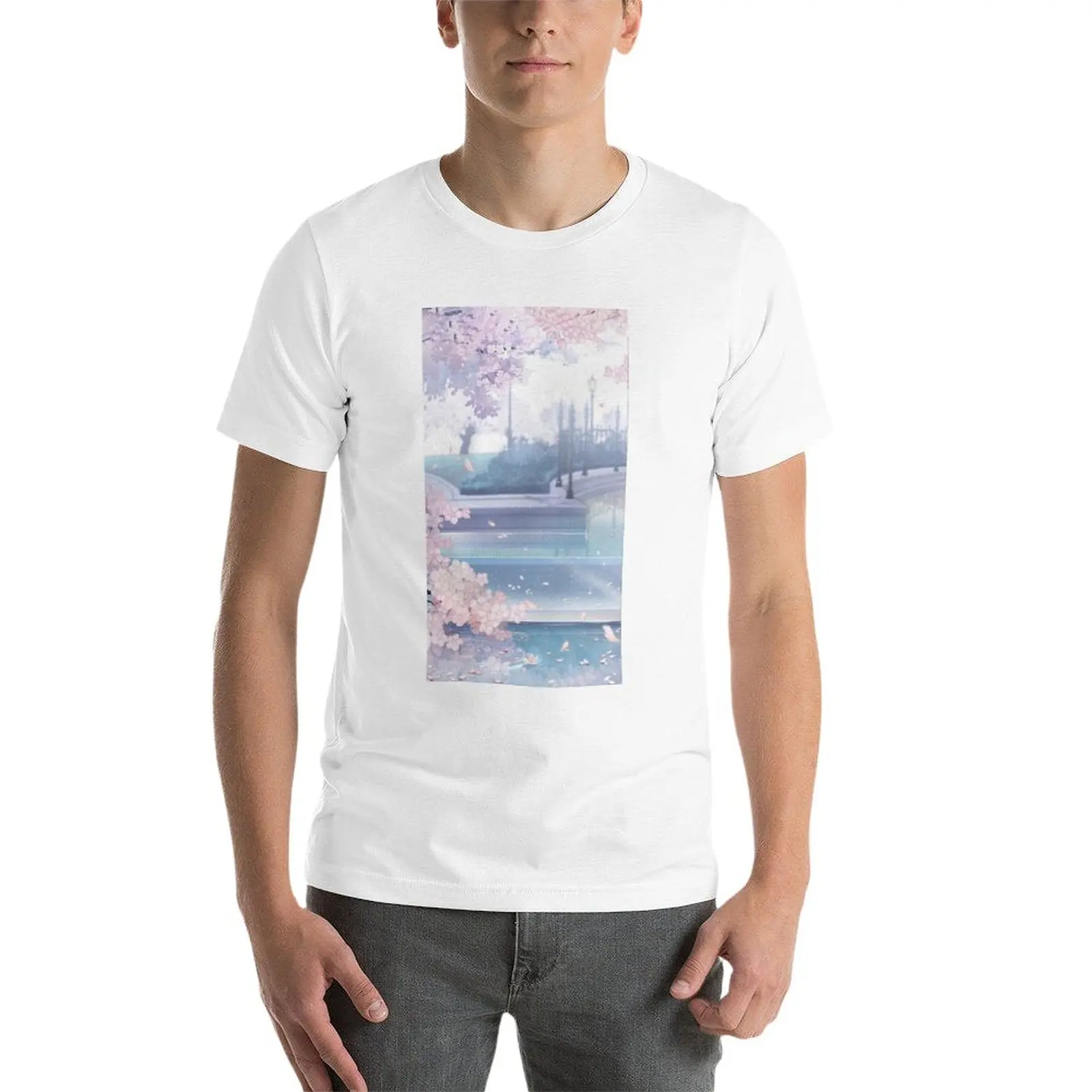 New Aesthetic Anime T-Shirt custom t shirts Tee shirt Aesthetic clothing man clothes mens t shirts