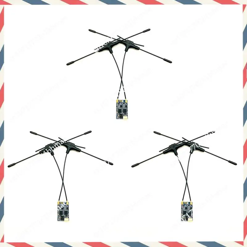 

-A21Z 3X ELRS Dual Band Gemini Receiver 900Mhz 2.4Ghz Expresslrs RX Receiver TCXO For RC FPV Long Range Drone Fixed Wing