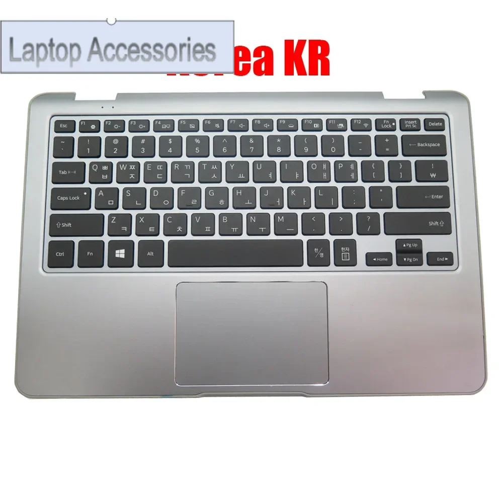 HJ Laptop PalmRest&keyboard For Samsung NP730QAA 730QAA English US Korea KR BA98-01386A BA61-03625A Upper Case Touchpad