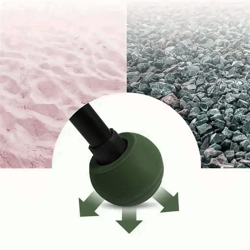 

AED4-4PCS Moon Chair Foot Cover Outdoor Chair Foot Protectors Stabilizing Rubber Ball Feet Pad Camping Part