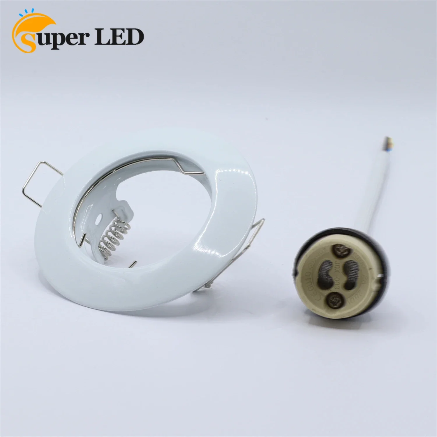 Plafonnier LED rond en métal de haute qualité, luminaire de plafond Gu10 LED Tech Zel16, cadre de spot Downlight