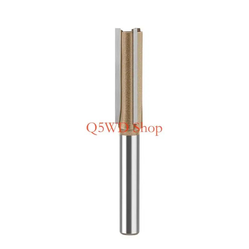 

Q5WD Professional 1/4inch Shank Straight Router Bit Metal Milling Cutter Woodworking