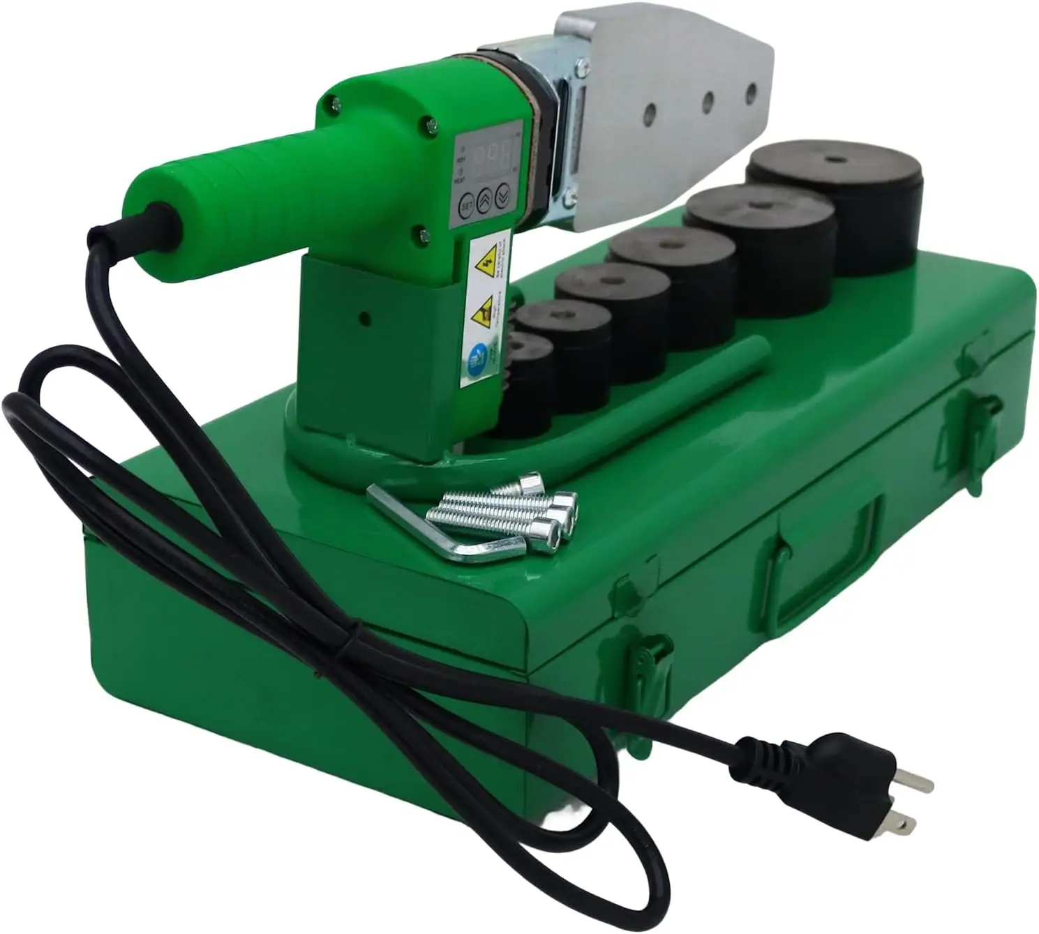 물 파이프 핫멜트 기계 휴대용 파이프 용접 기계 플라스틱 파이프 용접 PE 튜브 플라스틱 용접기 기계 110V 600W