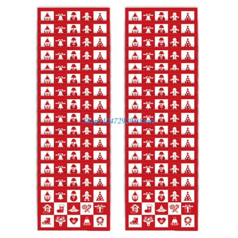 Y2GD 30 قطعة من بطاقات هدايا عيد الميلاد، بطاقات هدايا للخدش لحدث العطلات #4