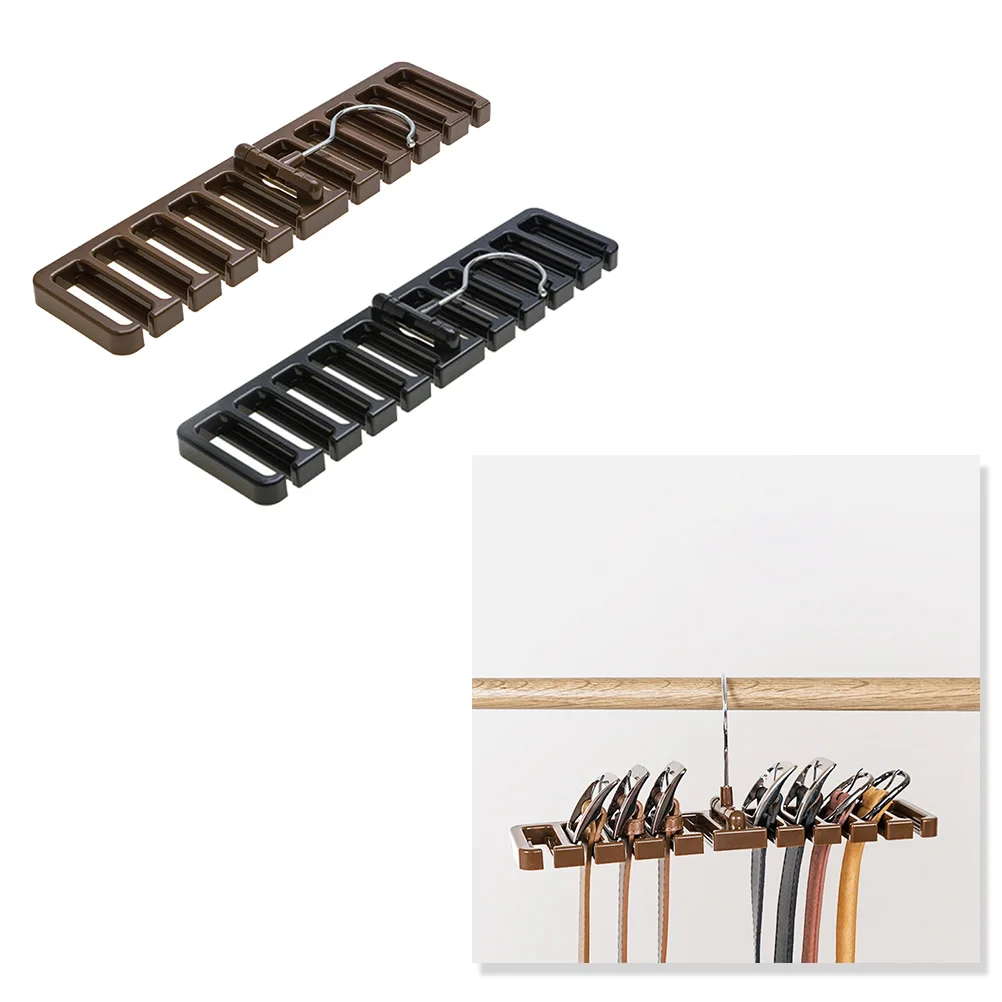 

2 Pcs Hanger Clothes Rack Tie Holder Coat Hangers Belt Organizer for Wardrobe Man