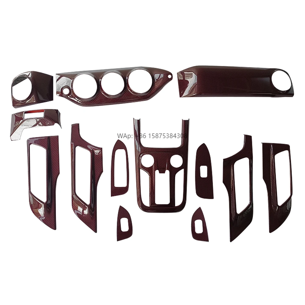 

Red Carbon Fiber Interior Kits Full Set Cover Trim Kit for Tank 300 2021+