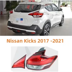 Car Accessories For Nissan Kicks 2017 -2021 Tail Light Warning Brake Signal Lamp Housing Without Bulb