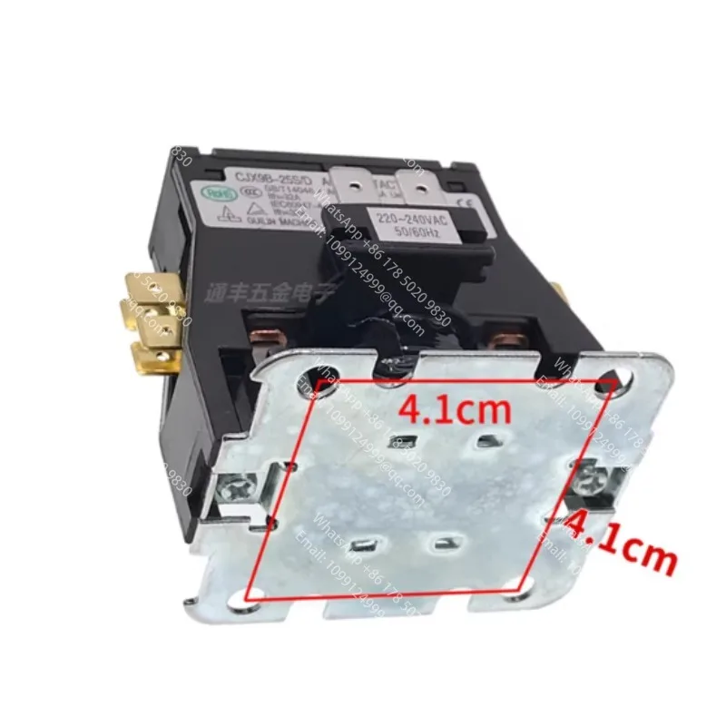 1 Pieza CJX9B-25S/D 220-240VAC para Aire Acondicionado Gree AUX, Contactor Magnético de Bobina, Accesorios para Compresor de Aire Acondicionado