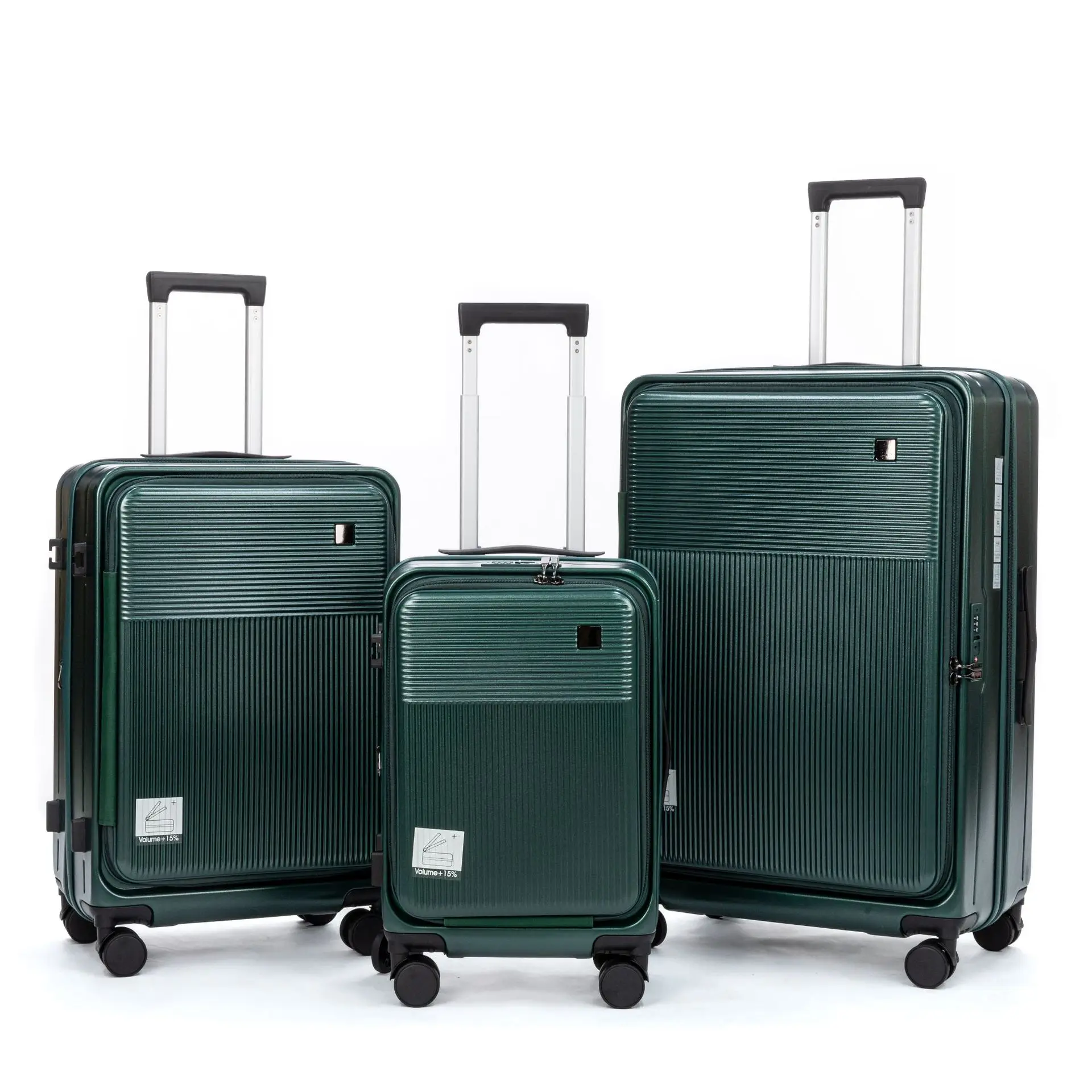 Hot Sale 20 24 28 Inch TSA Locks Spinner Wheels Trolley Hard Case Luggage Sit Kid Travel Bags Suitcase