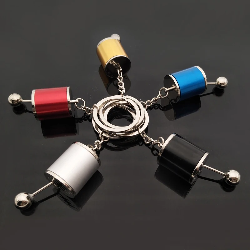 Creative Gear Keychain Six-Speed Manual Shift Gear Key Chain Car Refitting Metal Pendant Key Ring Fashion Jewelry Gift