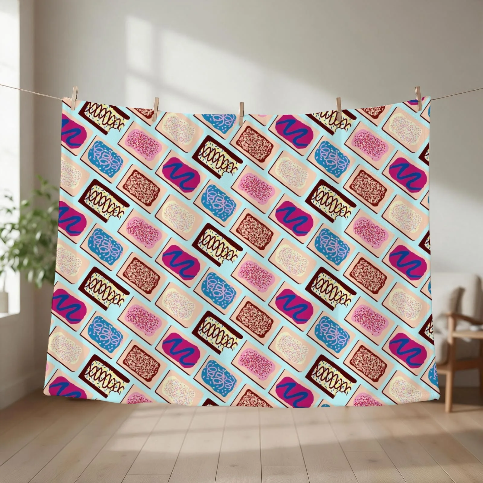 Pop Parts Art Bricks Throw Blanket For Baby Blankets For Baby Beautifuls Baby Blankets