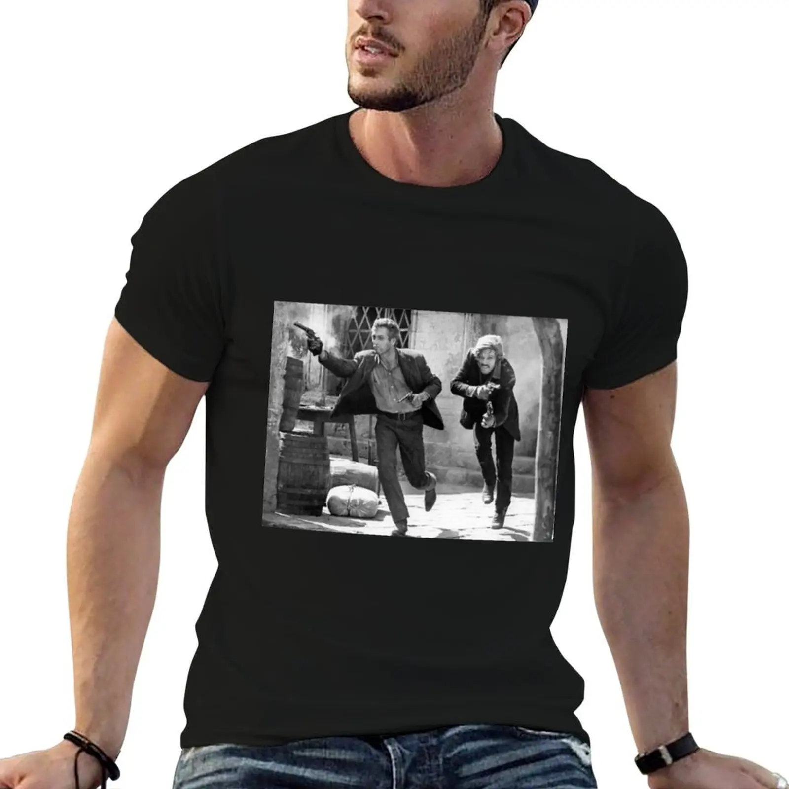 

Butch Cassidy And The Sundance Kid T-Shirt man t shirts for men funny t shirts dark humor T-Shirt
