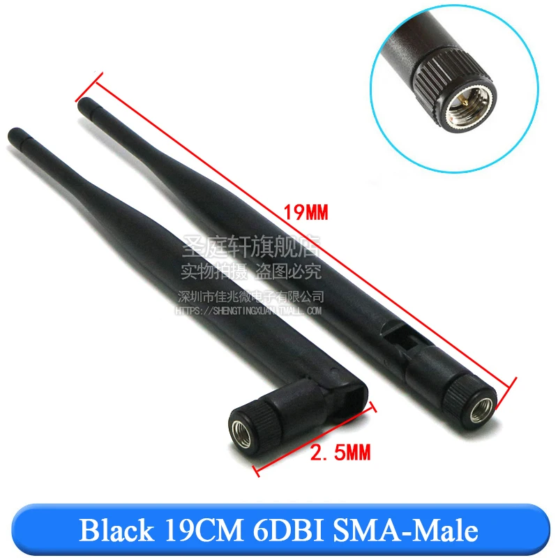 10PCS 2.4GHz 6dBi/3dbi WIFI Antenna 2.4G Antenna Aerial RP-SMA Bluetooty Male Female Wireless Router Connector WLAN/WiMAX/MIMO