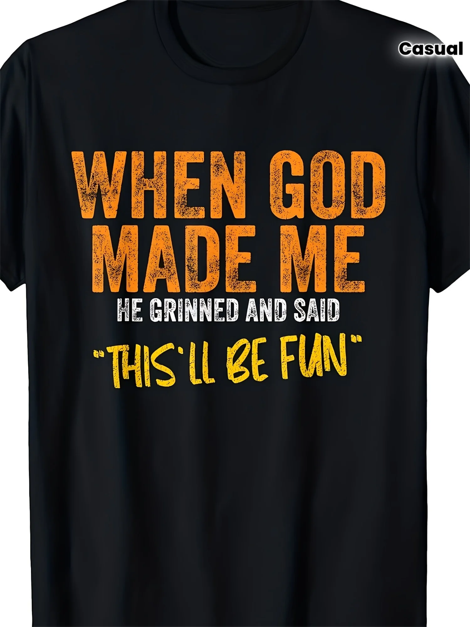 Unisex T-Shirt with a Humorous Slogan 