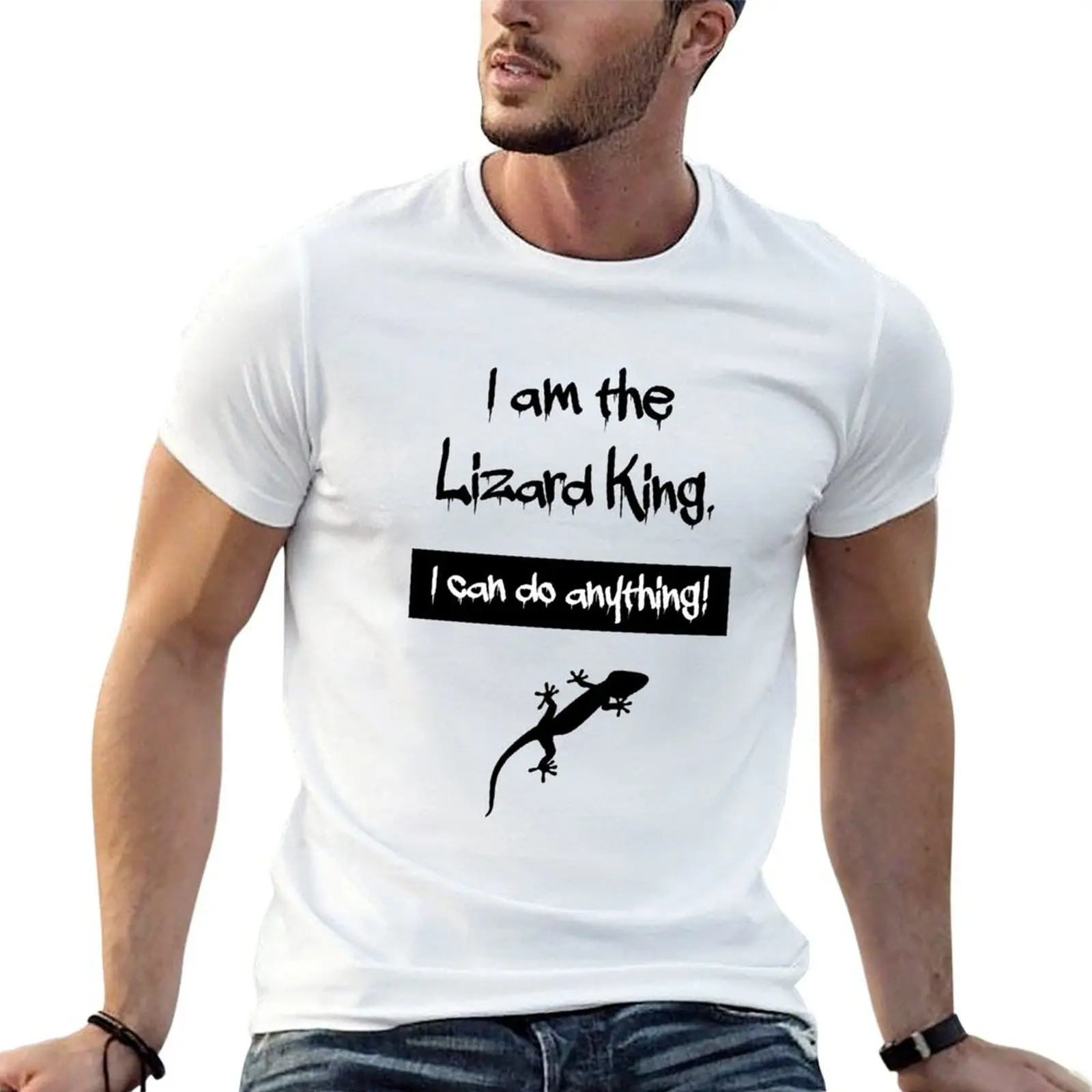 Lizard T-Shirt sports fans Aesthetic clothing fitted t shirts for men