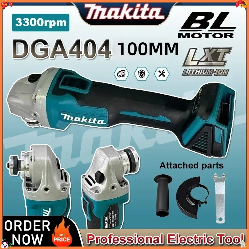 

Makita DGA404 100mm Brushless Electric Angle Grinder Metal Wood Grinder Cordless Grinding Polishing Cutting Machine