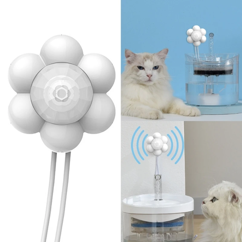 USB Cat Water Fountain Sensors for Automatic and Convenient Pet Drinking Machine Convenient Motion Sensors with Light drop ship