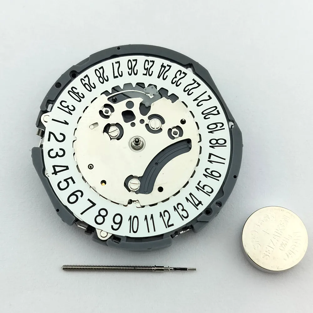 

VK63A VK63 Кварцевый механизм с датой на 3-х часах, хронограф, механизм для часов с батареей, модификация деталей часов, аксессуары