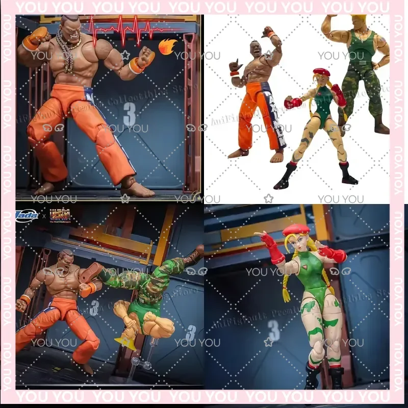 

Action Figure for Street Fighter 6 Cammy White Guile Dee Jay Anime Toy for Street Fighter Fans Kids Gift