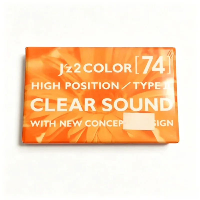100% Original New For Axia JZ2 Color 74min JP Type II Blank Cassette Thick Base For Recording & Duplication