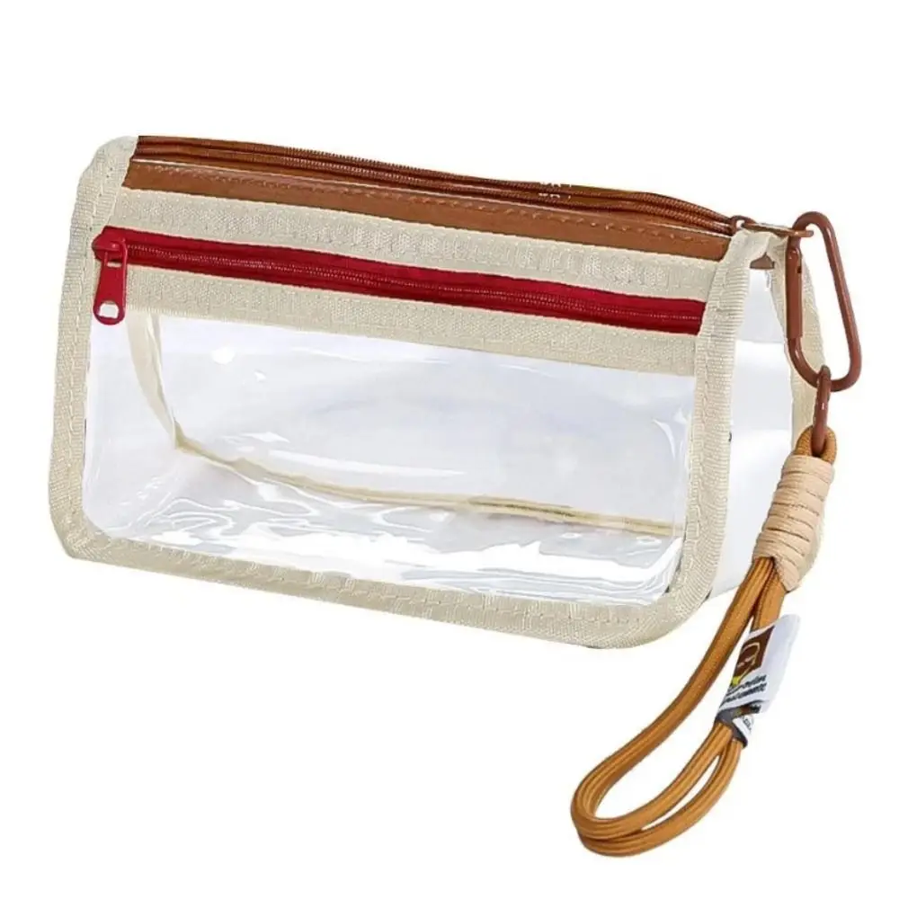 Detachable Large Capacity Pencil Case Portable Beauty Bag Stationery Pen Bag Aesthetic Ins Style Cosmetic Storage Bag