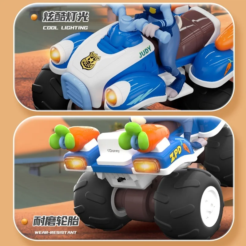 حقيقية ديزني Zootopia سيارة التحكم عن بعد حيلة سيارة الشاطئ جودي نيك لعبة أطفال على الطرق الوعرة مركبة ميكي نمط هدايا عيد الميلاد