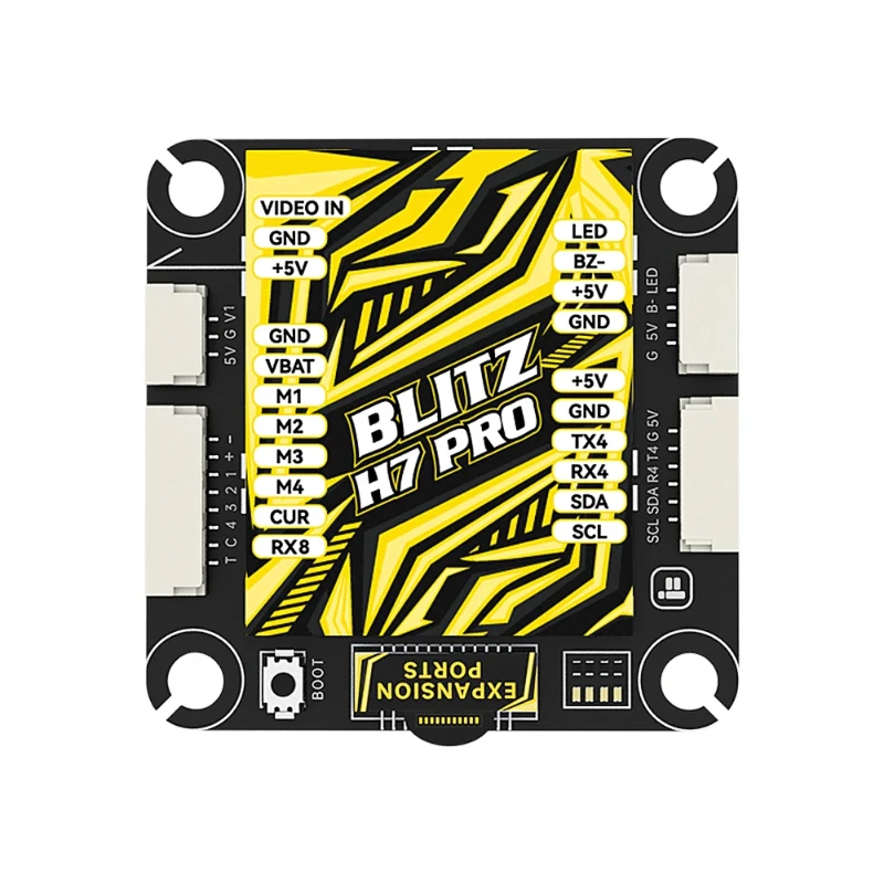 

1pcs/BLITZ H7 Pro Flight Controller ICM42688 OSD AT7456E DPS310 4-8S LIPO Blackbox SD Card 35X35mm/ 4mm for RC FPV Drone