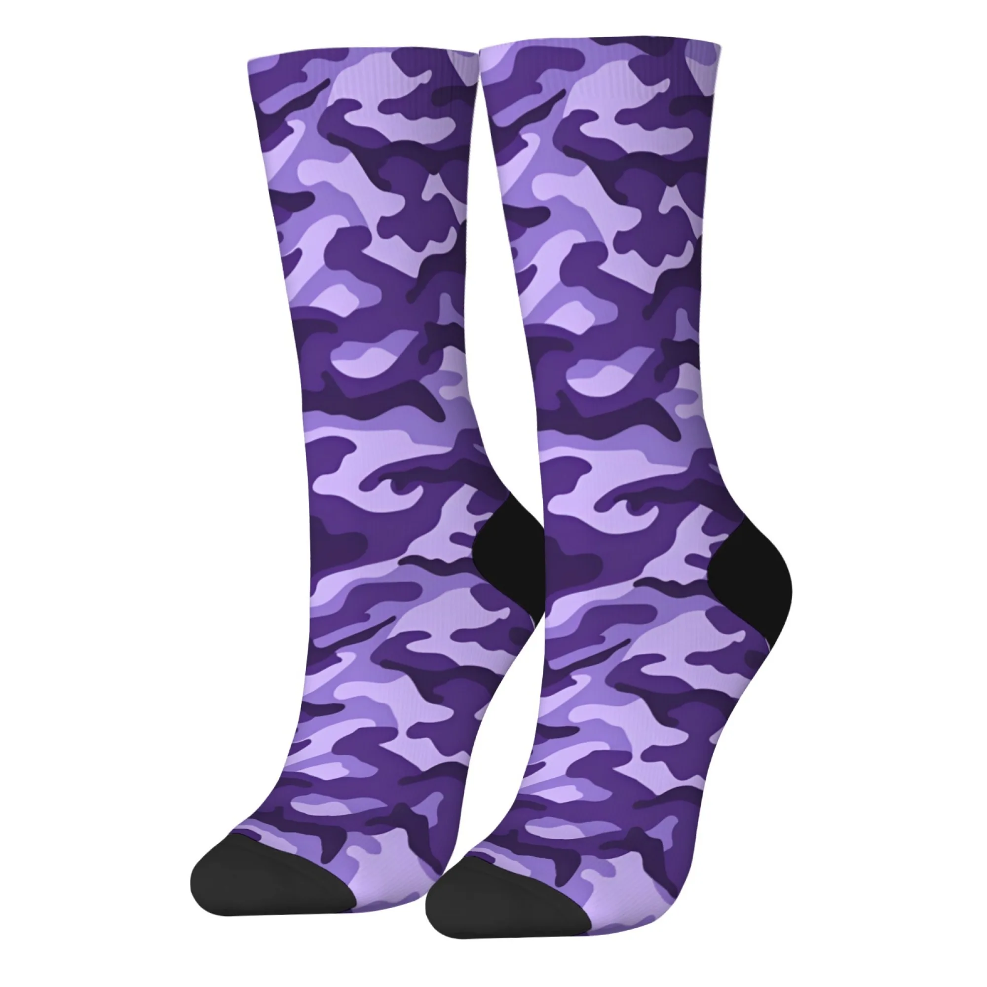

Retro style trendy camouflage socks comfortable breathable non-slip men's socks novelty street hip-hop funny socks unisex gift