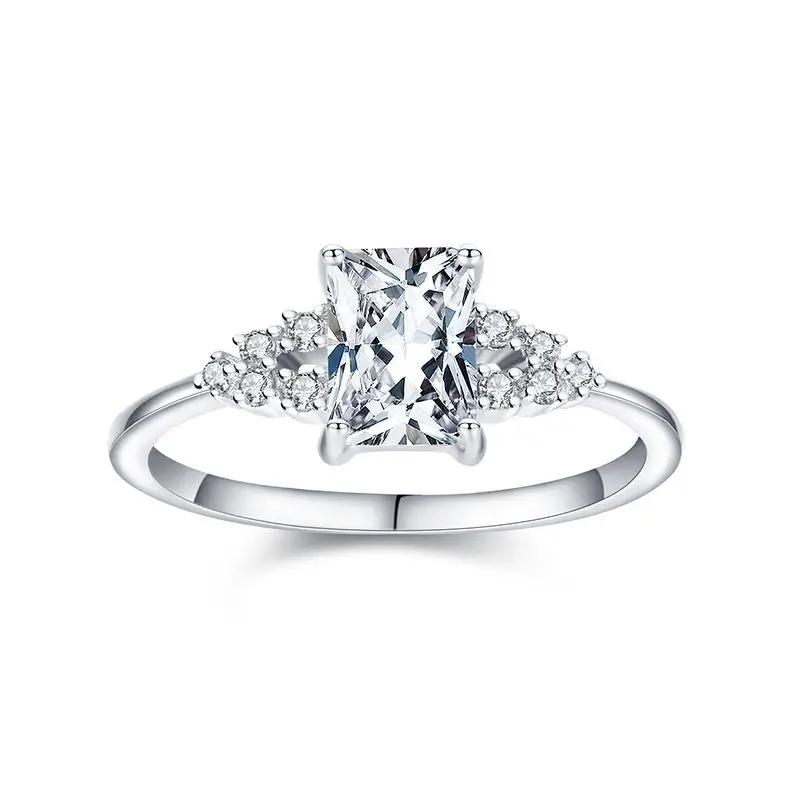 

Trending Anillos De Boda High Quality Jewellery Zirconia Engagement Ring 925 Sterling Silver