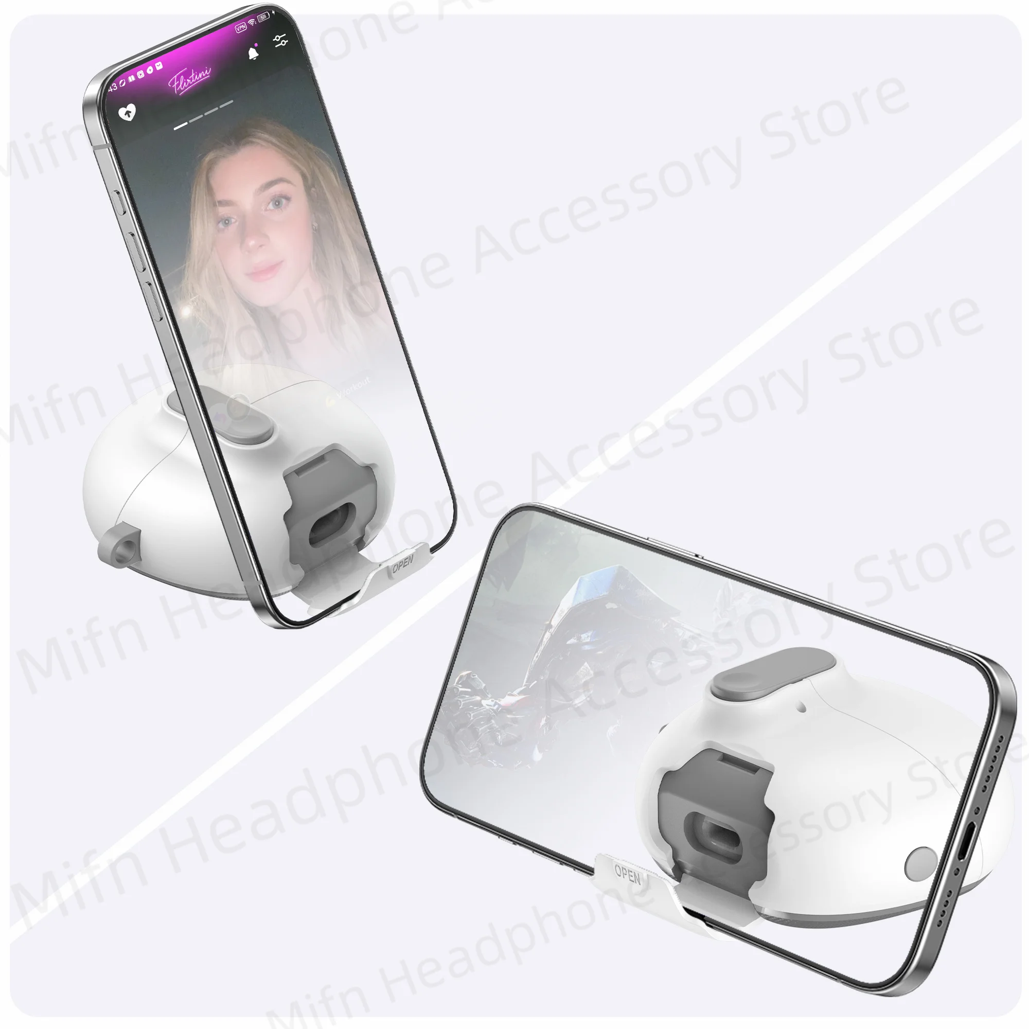 Чехол для наушников Huawei FreeClip 2025 года с подставкой для телефона, безопасным замком, чистой ручкой и брелоком для женщин, чехол для наушников Huawei FreeClip