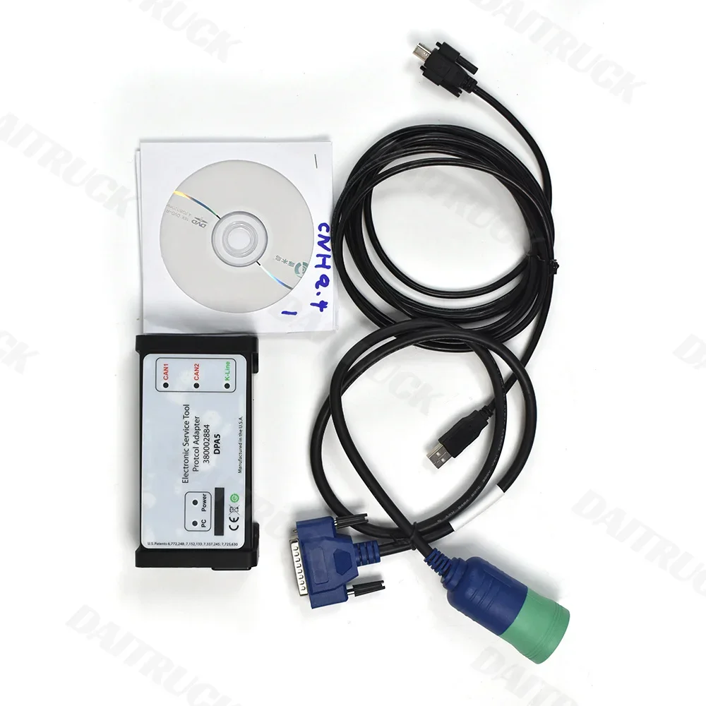 For DPA 5 EST V9.9 Heavy Duty Truck Diagnostic Tool Scanner For DPA5 For New Holland Electronic Service Tools