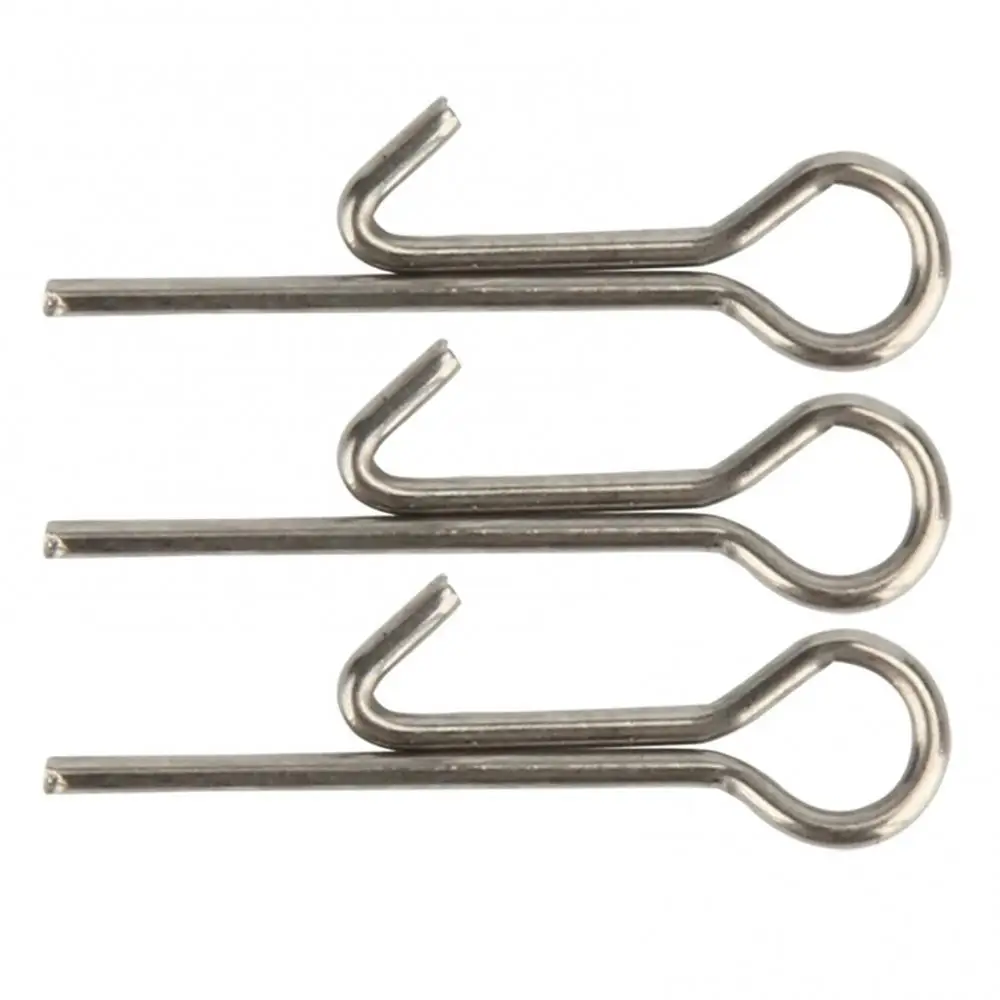 100Pcs Fishing Bait Stinger Spike Hook Connecting Pins Needle Fishing Connect Pins Fixed Lock Assist Soft Lure Fishing Tools