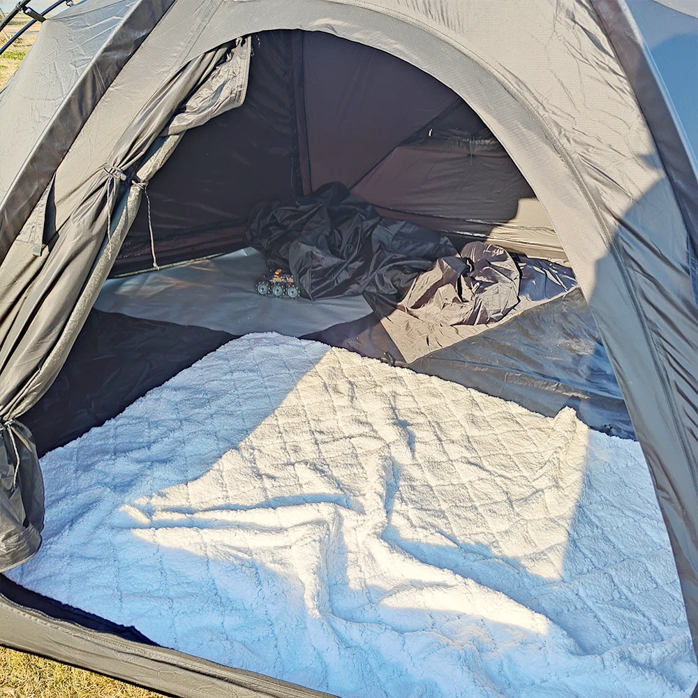Large Waterproof Outdoor Blanket Quilted Fleece Waterproof Outdoor Blanket for Camping Picnics - view 3