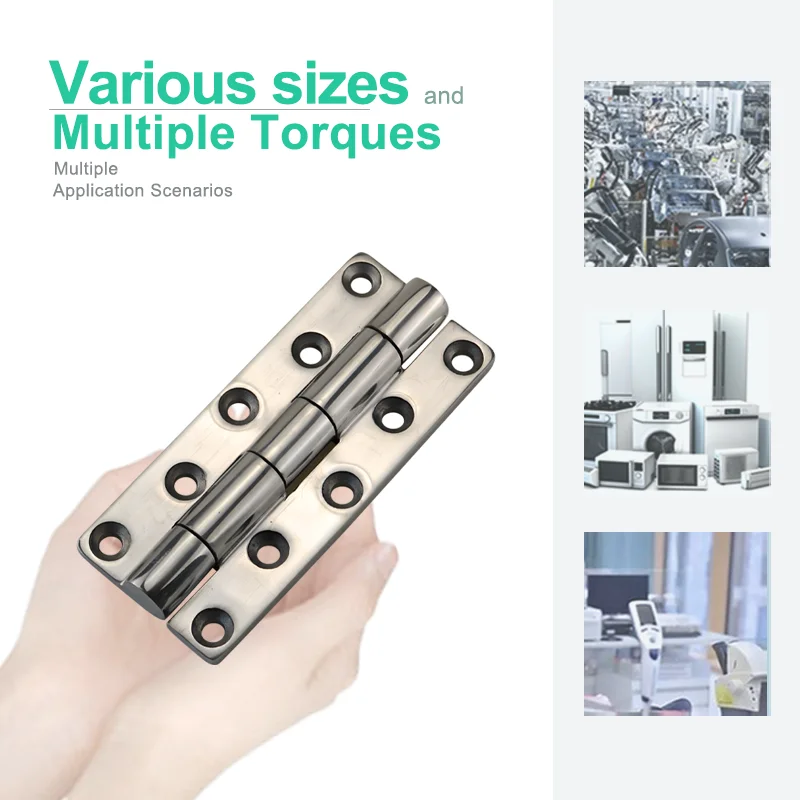 304 Stainless Steel Heavy-Duty Butterfly Hinge Distribution Box Oven Industrial Machinery Equipment Cabinet Door