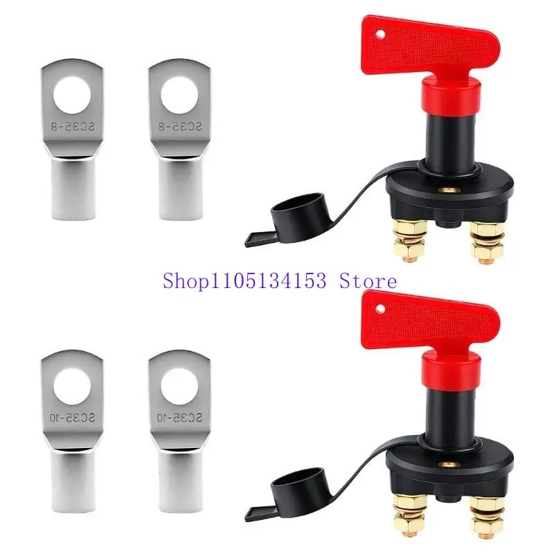 hg89 12V 24V Battery Cut Off Switches Waterproof Construction Brass Terminals For Automotive Marine Use Anti Drain Device