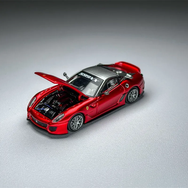 Nuevo en Stock Rm Rhino 1:64 caballo saltando 599xx cubierta de motor abierto aleación Diecast 599xx adornos juguetes personalizados niños regalo de Navidad