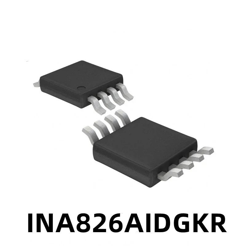 1PCS INA826AIDGKR Screen Printed IPDI MSOP8 Packaged New Instrument Amplifier Chip IC